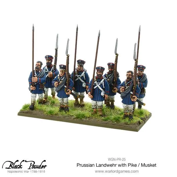 Napoleonic Wars: Prussian Landwehr With Pike / Musket 1789-1815 1
