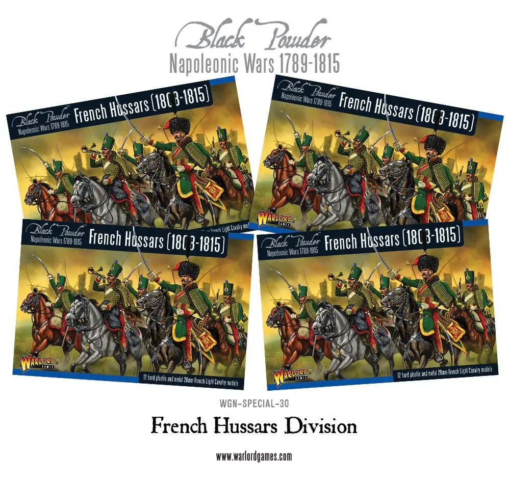 Napoleonic French Hussars Division 1