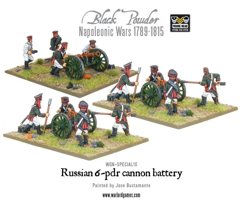 Napoleonic Russian 6-Pdr Battery 1