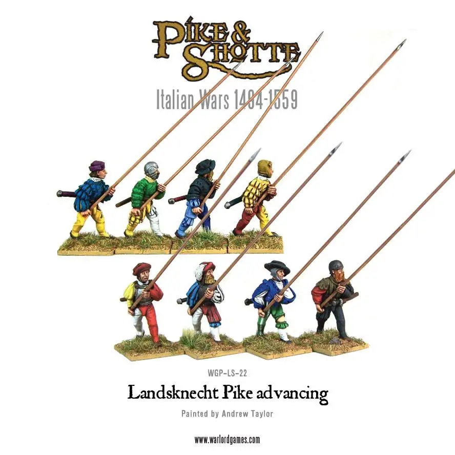 Landsknecht Pike Advancing 1