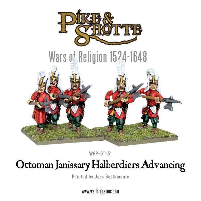 Ottoman Janissary Halberdiers Advancing 1