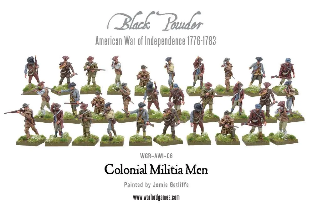 Colonial Militia Men (Plastic Box) 2