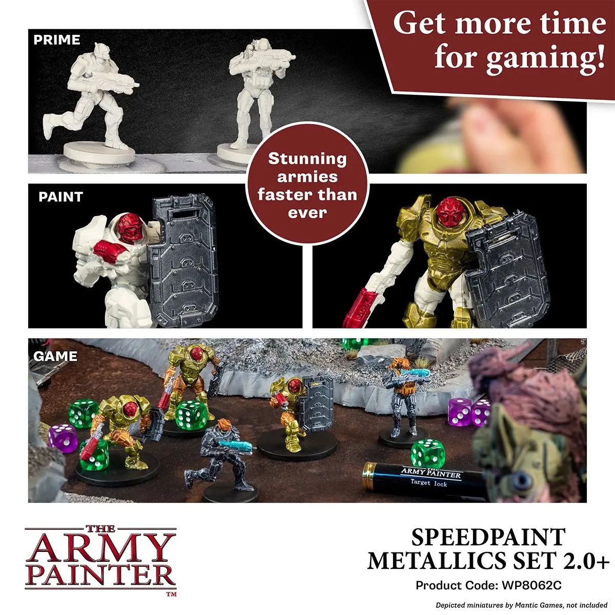 Army Painter Speedpaint 2.0 Metallics Set 2