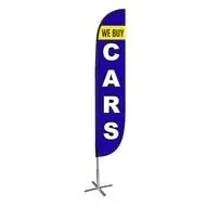 We Buy Cars Feather Flag 2