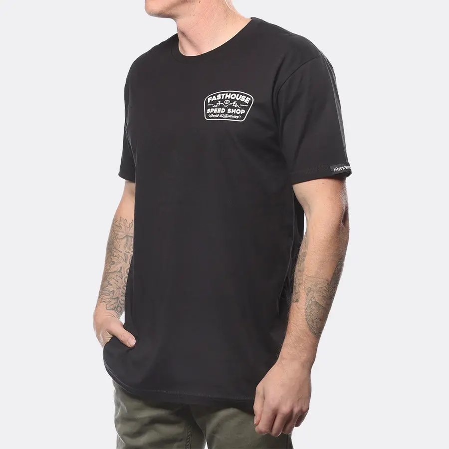 Wedged Ss Tee - Black 2