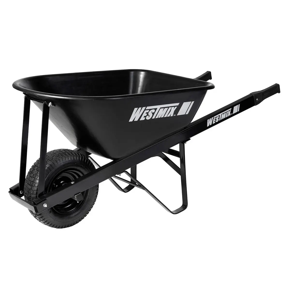 Westmix Pro Trade Poly Tray Wheelbarrow 100L 6.5" Wheel 1