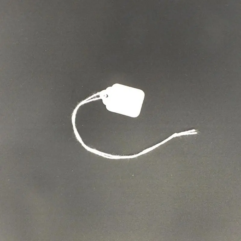 White Blank Item Tags (Box Of 400) 9 Sizes 3