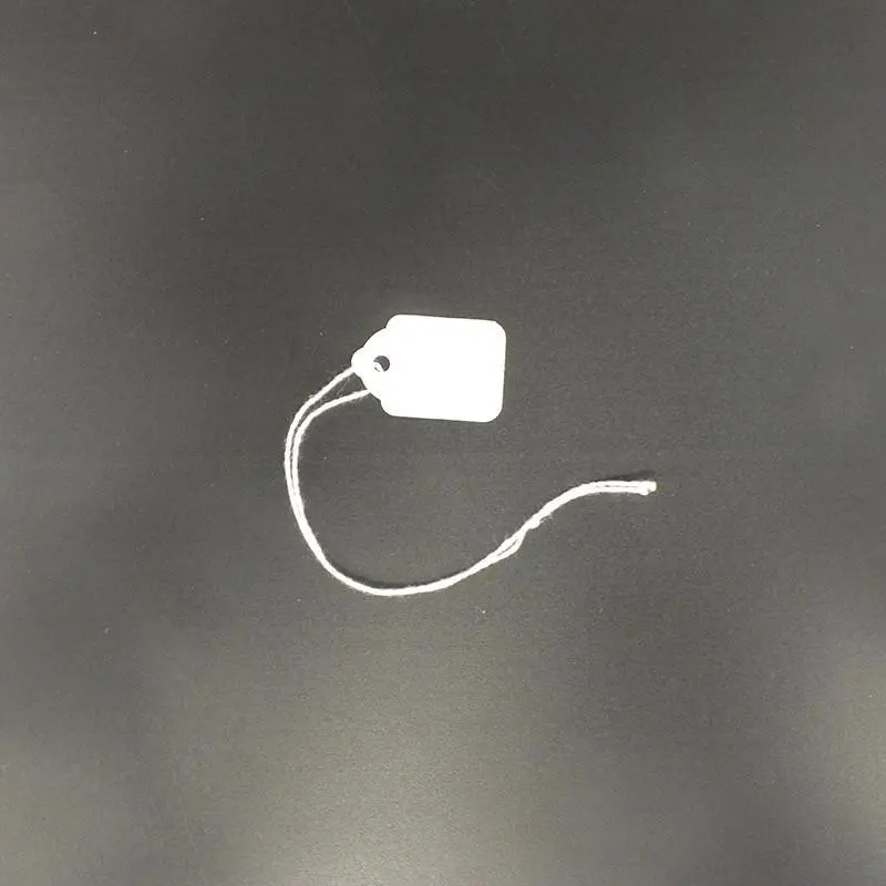 White Blank Item Tags (Box Of 400) 9 Sizes 4