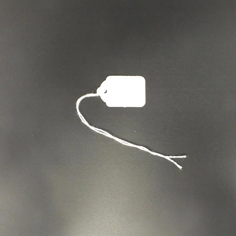 White Blank Item Tags (Box Of 400) 9 Sizes 5