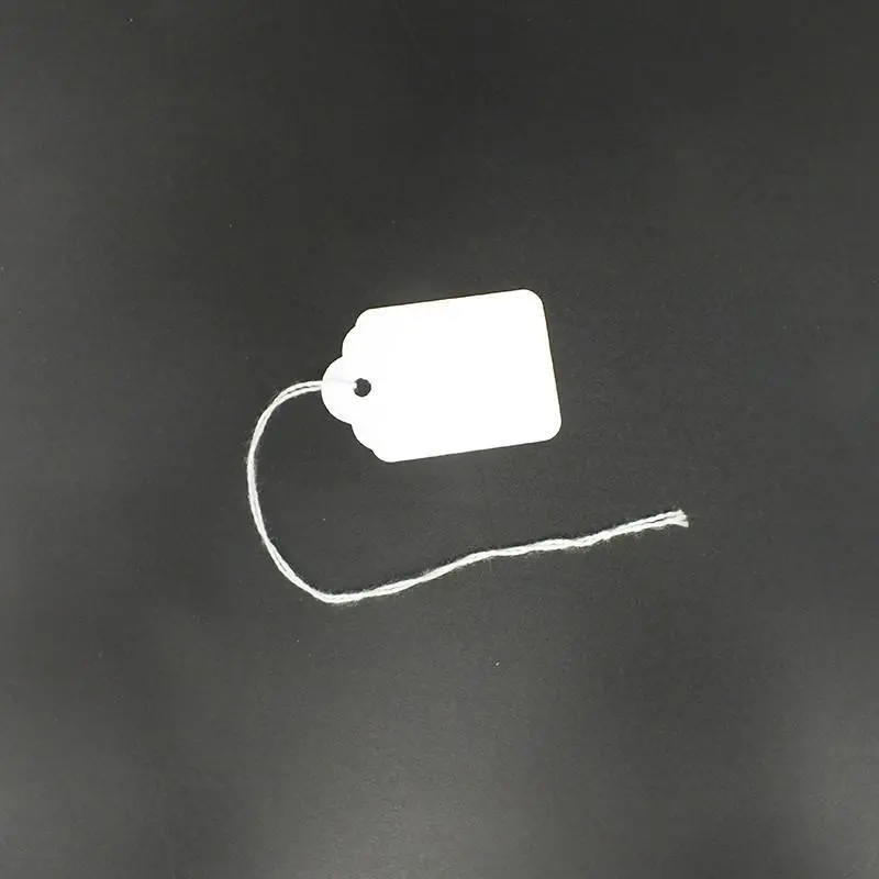 White Blank Item Tags (Box Of 400) 9 Sizes 7