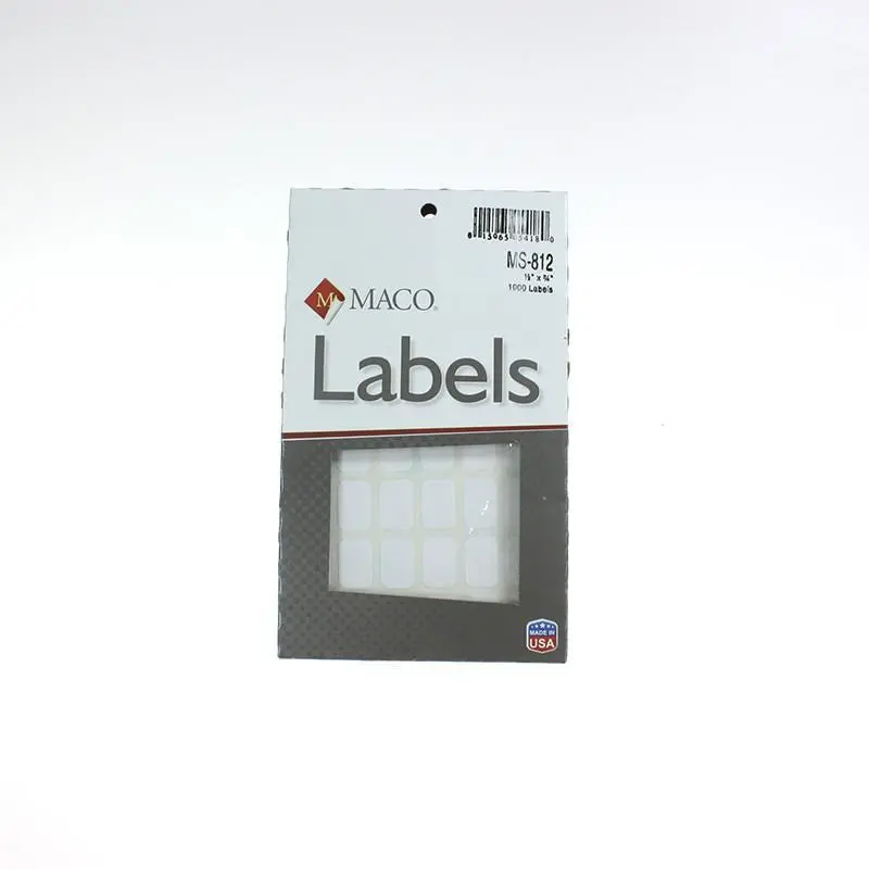 White Box Labels (14 Sizes) 2