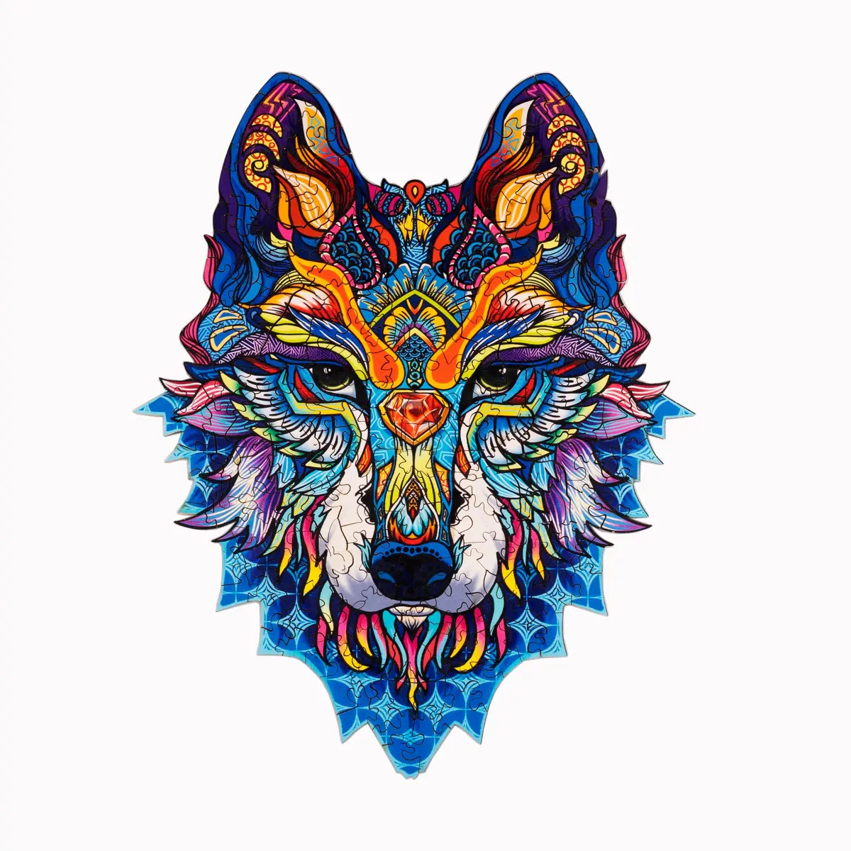 Wolf Pop Art Puzzle - Wild Animal Jigsaw Puzzle 1
