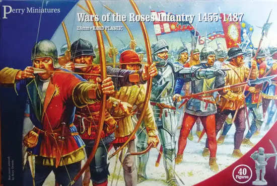 Wars Of The Roses: Infantry (1455-1487) Plastic Boxed Set 1
