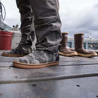 Men's Canvas Sharkbyte Deck Shoe - Camo 2