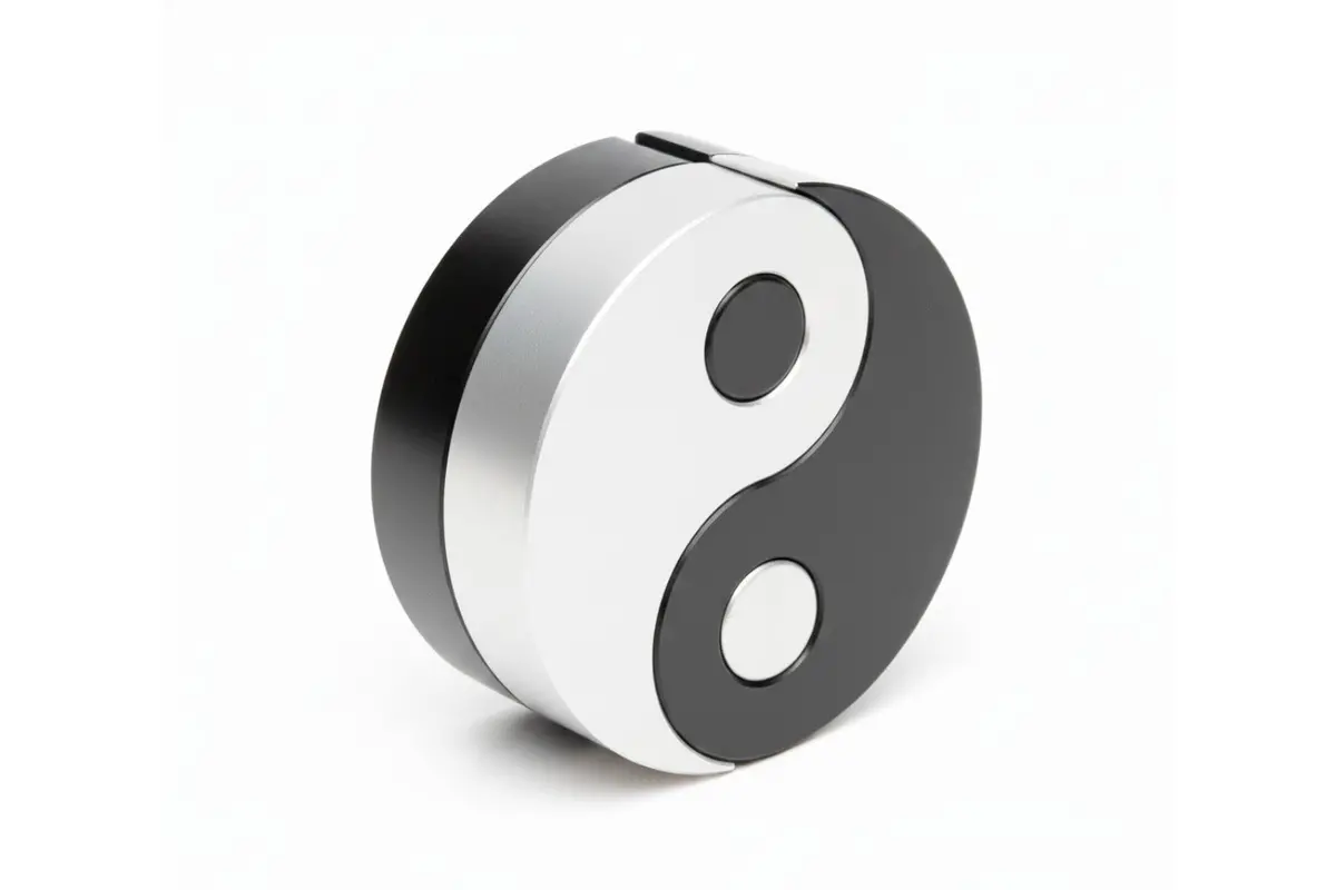 Yin Yang (69 Puzzle) - Metal Brain Teaser 1