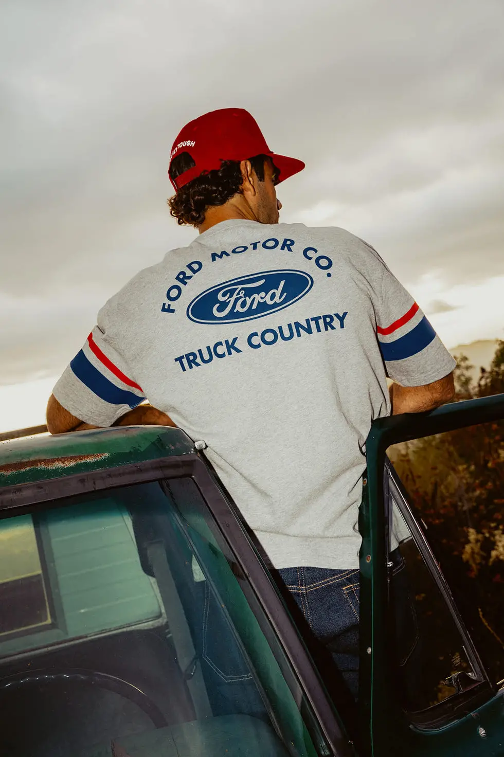 Ford Truck Country Jersey- Heather Grey 3