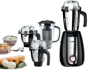 Bosch Mixer Grinder Truemixx Pro 1000 Watt Mgm8842gin | 4 Jars 1
