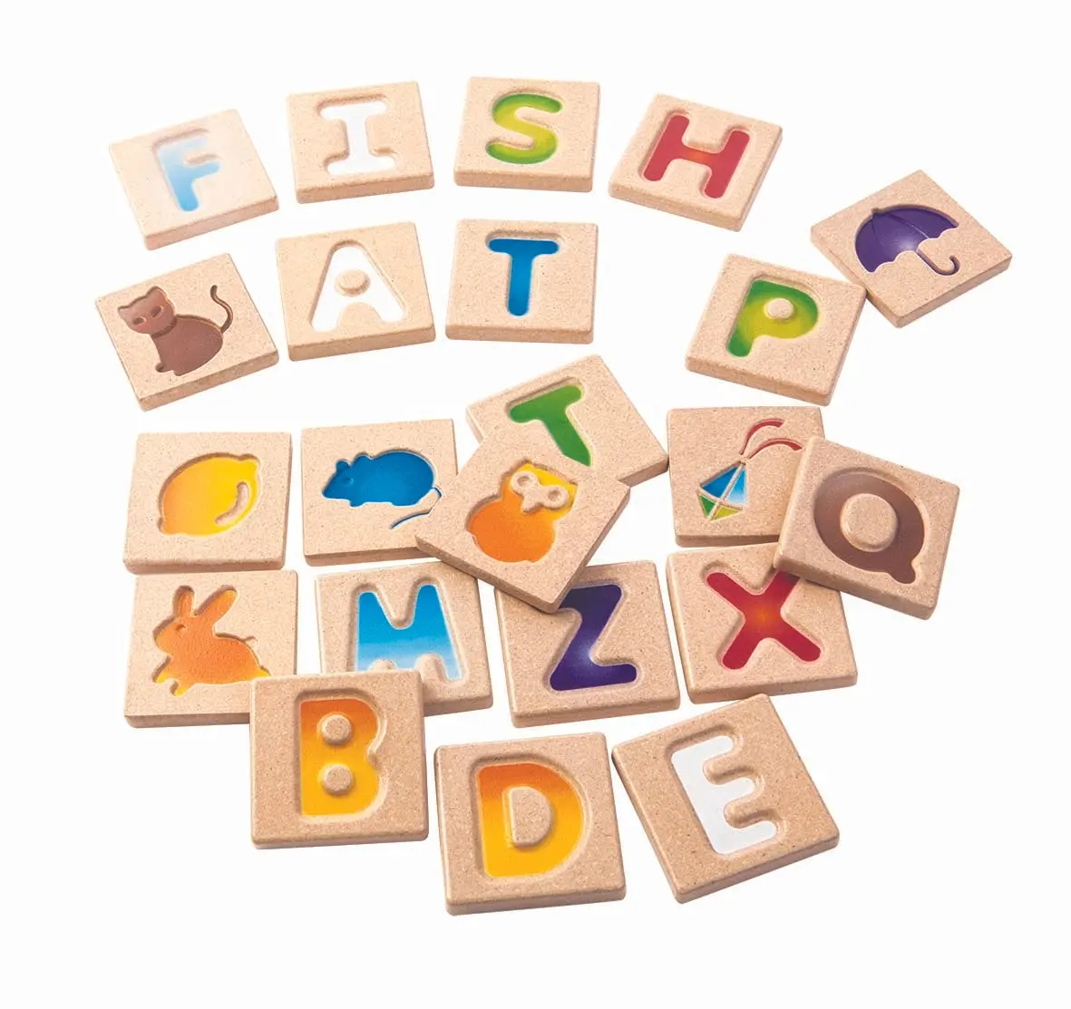 Alphabet A-Z Natural Wood Baby Toy 2