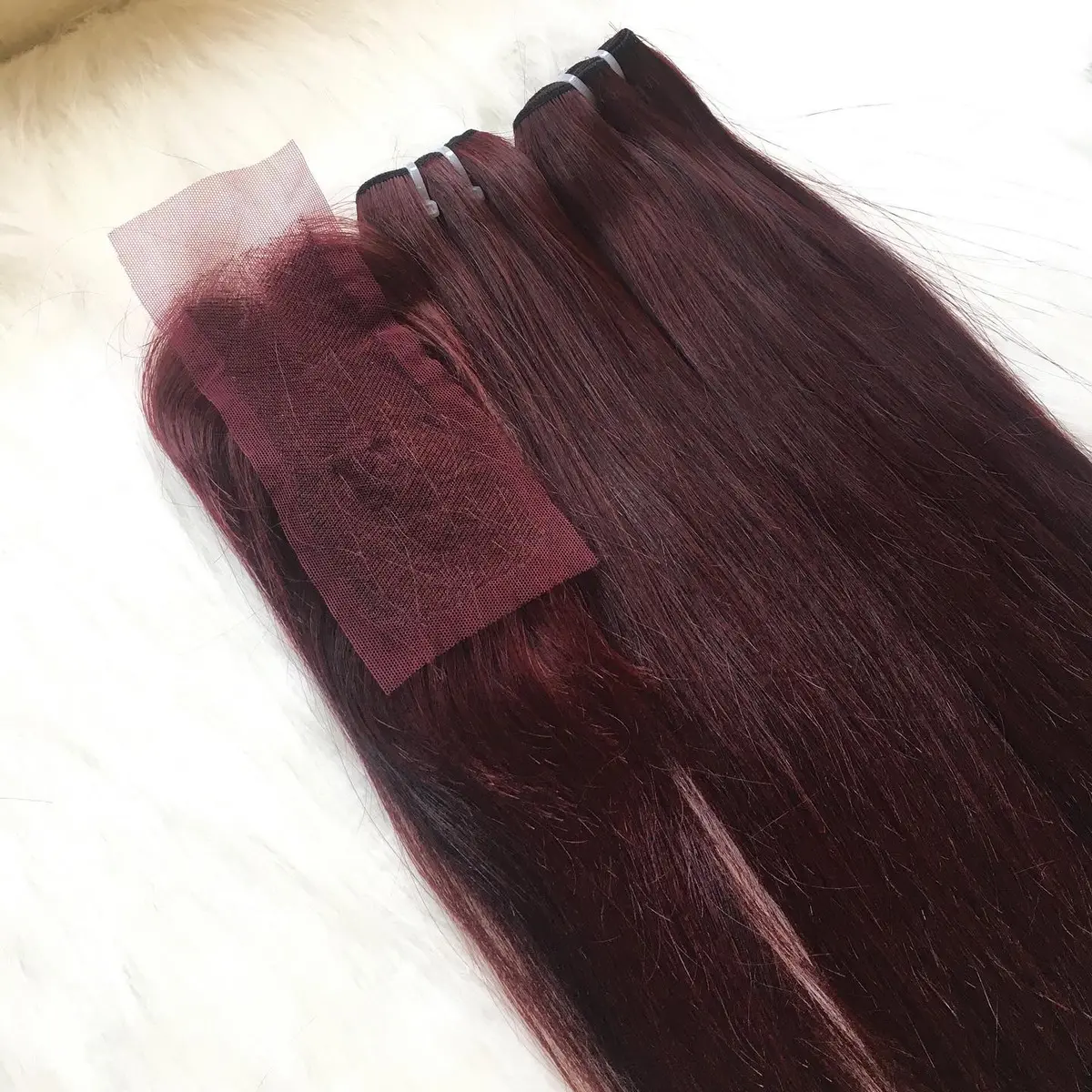 Straight 2X4 Raw Lace Closure 3