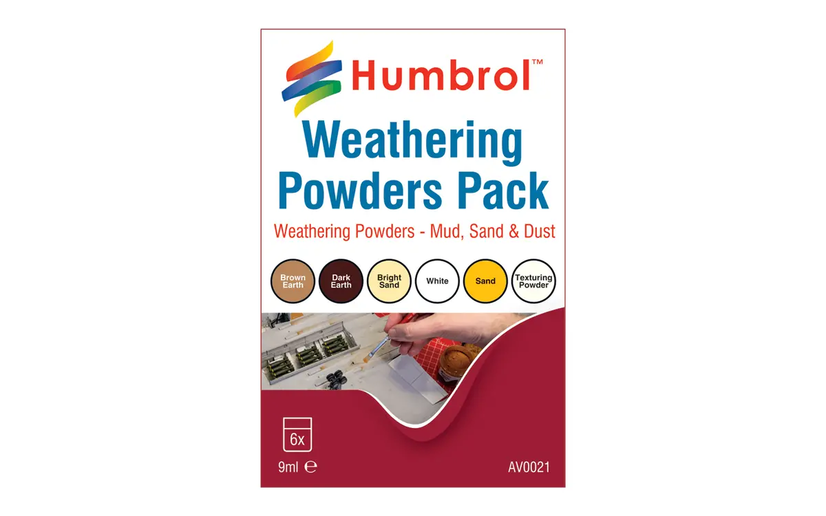 Weathering Powders Mixed Pack - 6 X 9Ml 1
