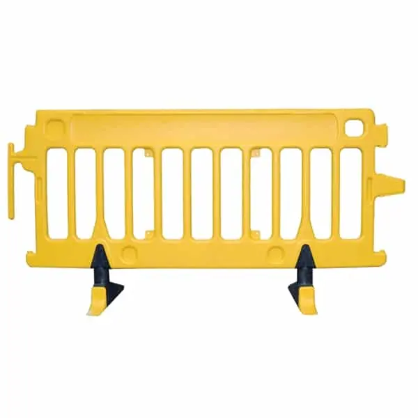 Avalon Crowd Control Plastic Barricade Yellow No Sheeting 1