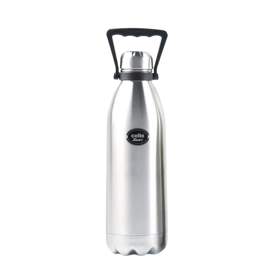 Cello Swift Stainless Steel Vacuum Insulated Flask Hot And Cold Water Bottle With Screw Lid | For Home, Office, Travel 5