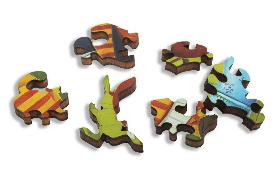 Mad Tea Party Wooden Jigsaw Puzzle 2