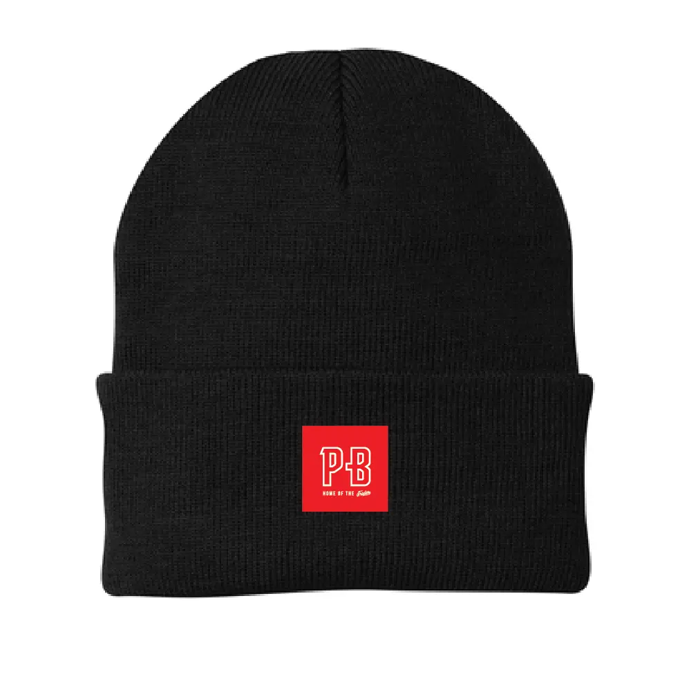 Pb Watch Cap Beanie, Black 1