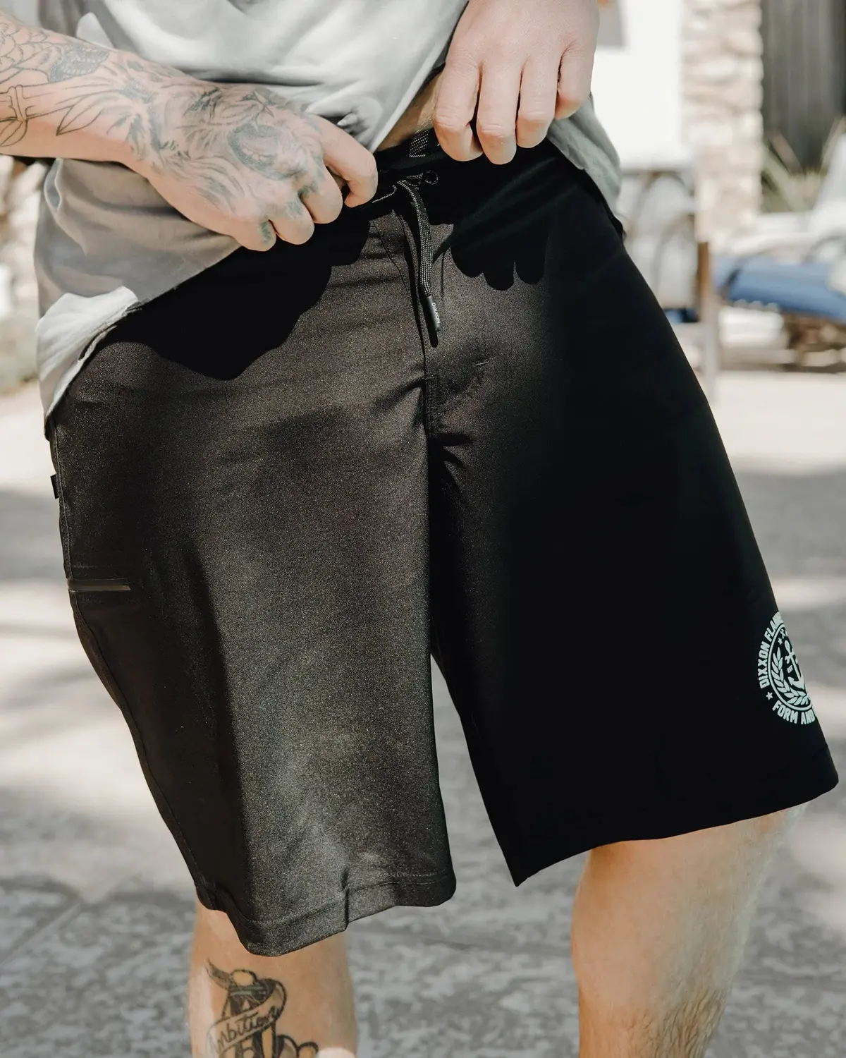 Black 21" Boardshort 1