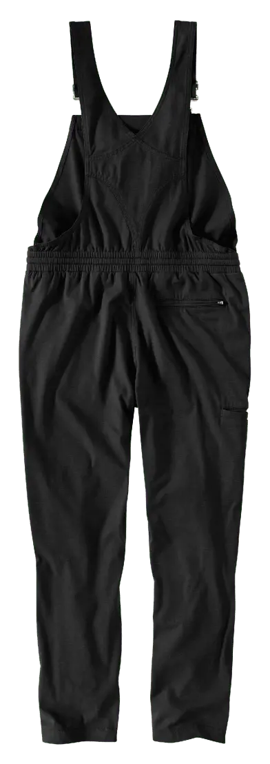 Women's Force Relaxed Fit Ripstop Bib Overall - Black 3