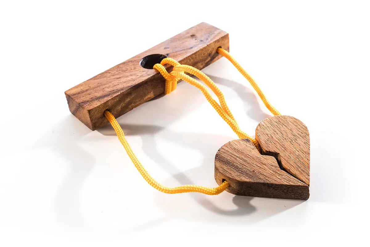Broken Heart Brain Teaser Puzzle 1