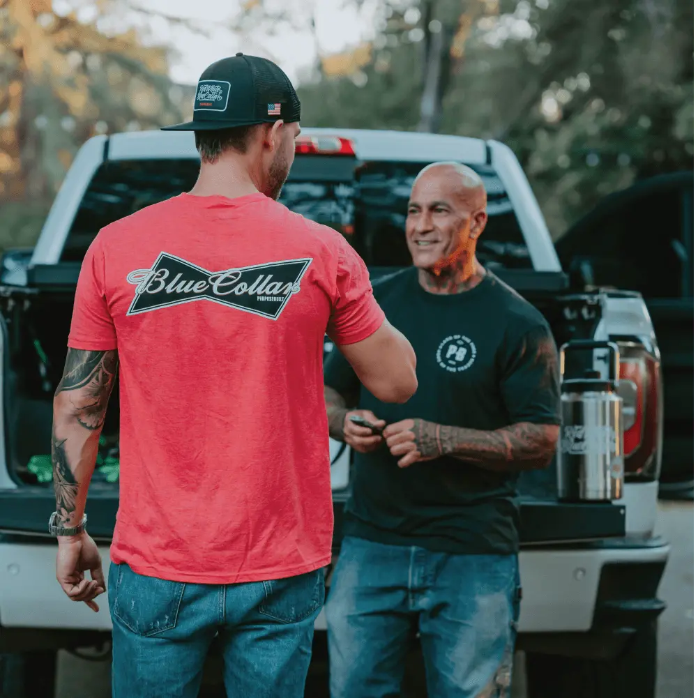 King Of The Trades Tee, Red Frost 2