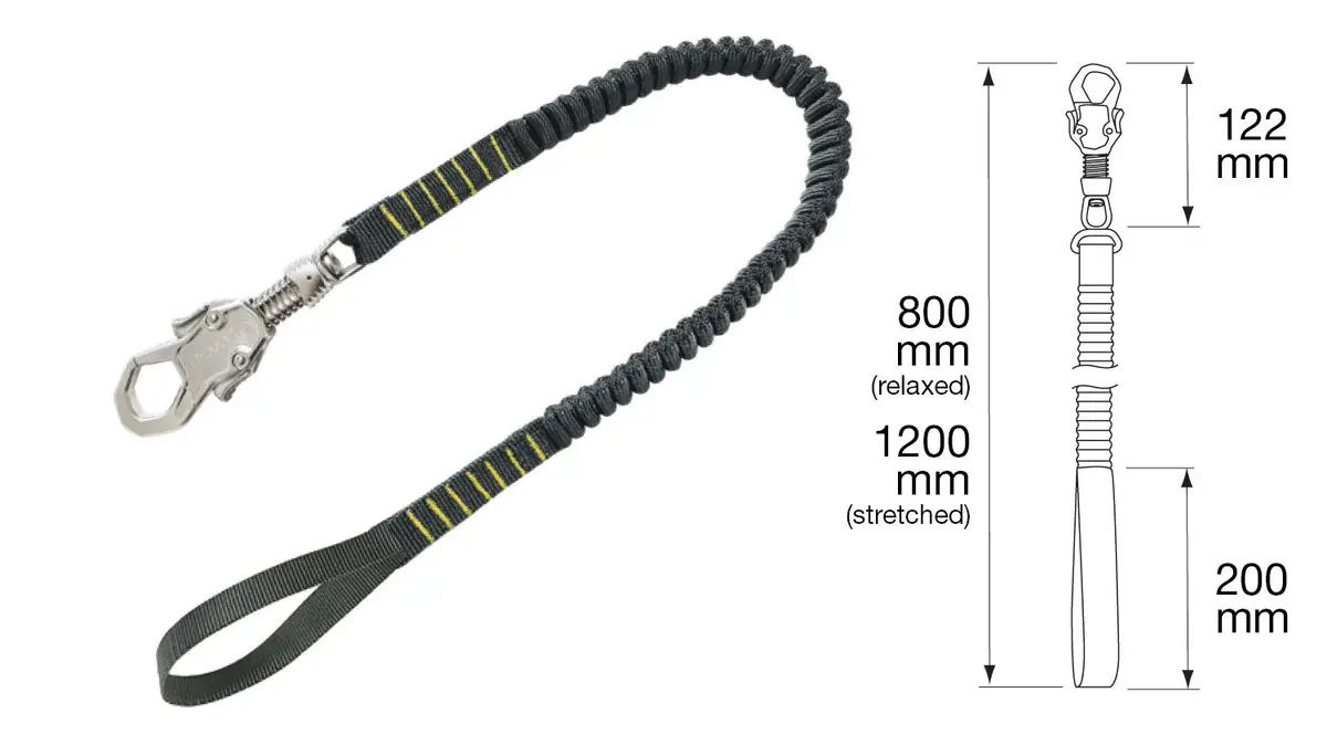 Bungee Tool Lanyard - Webbing Loop - 6.8 Kg / 15 Lbs 1
