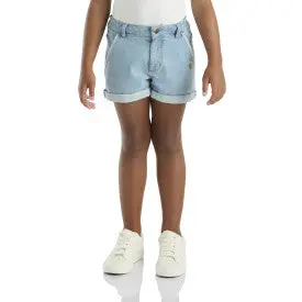 Youth Rugged Flex Denim Short - Light Wash 1