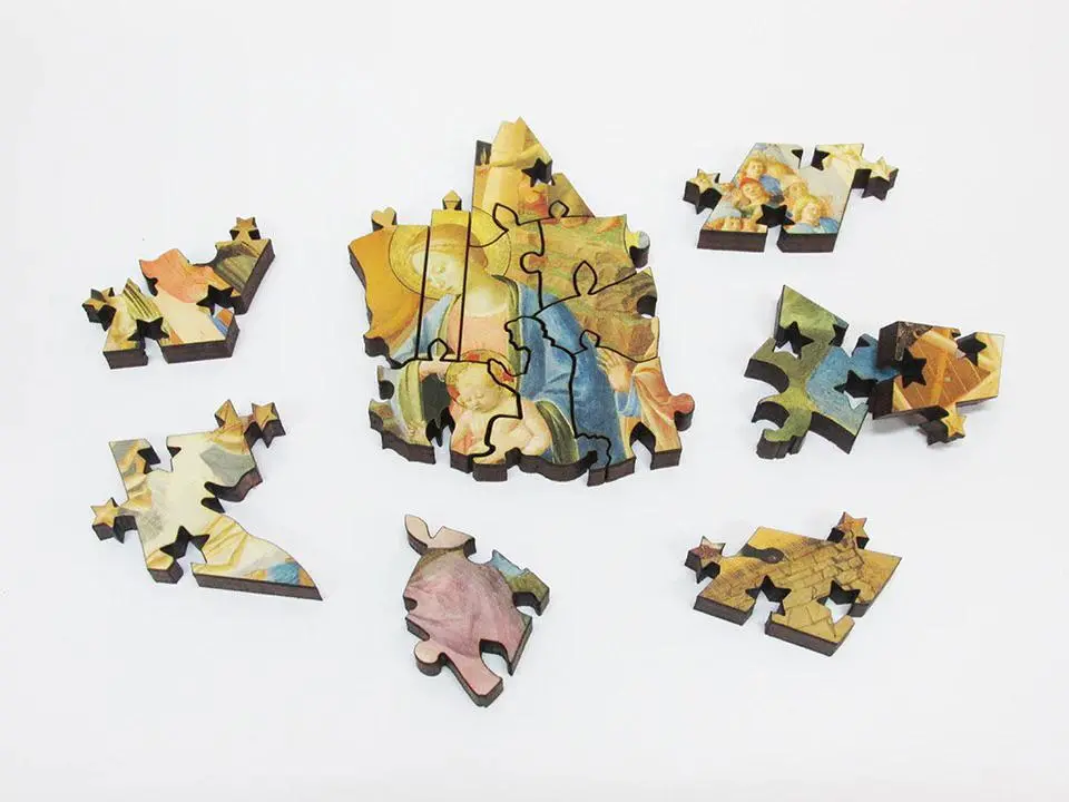 Adoration Of The Magi Wooden Jigsaw Puzzle 2