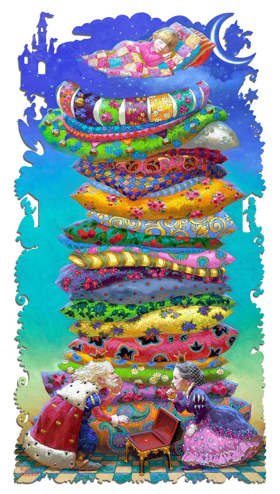 Princess And The Pea Wooden Jigsaw Puzzle 1
