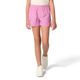 Youth Girls Rugged Flex Woven Cargo Short - Bodacious Heather 4