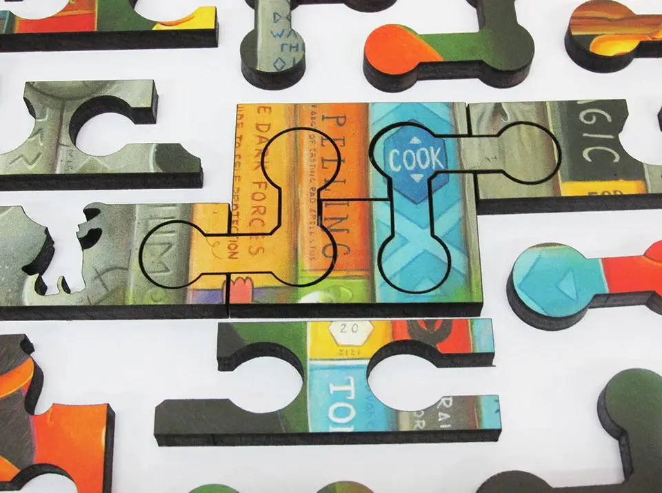 Arcane Shelfie Wooden Jigsaw 2