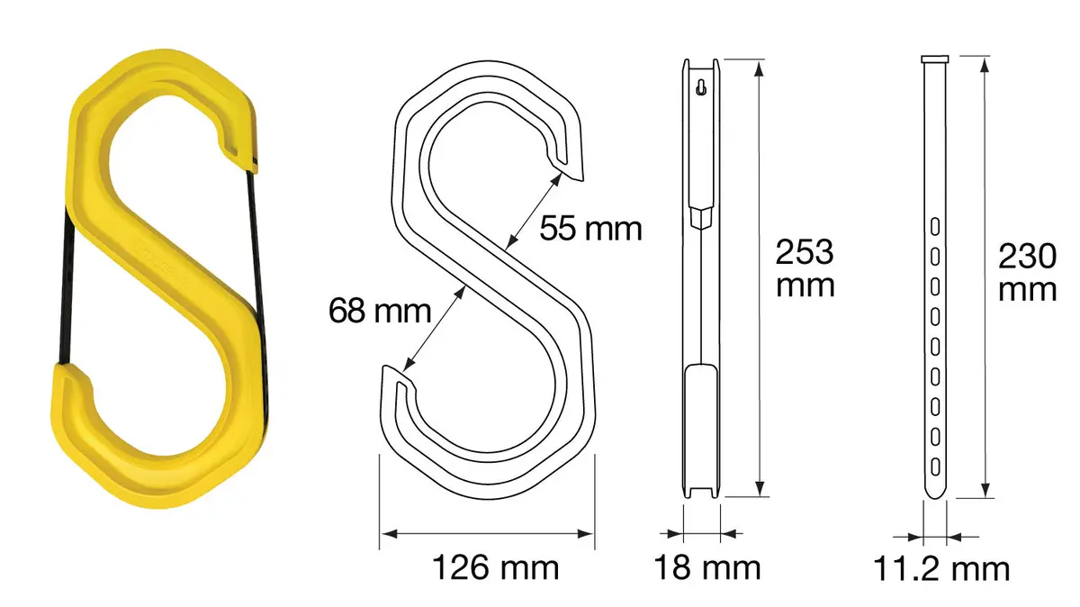 Cable Hook Small Set, Pack Of 20 1