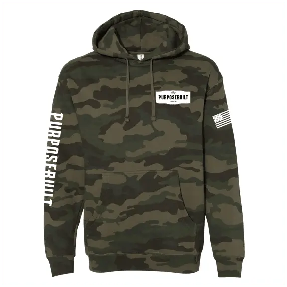 Purpose-Built Logo Hoodie - Camo 1