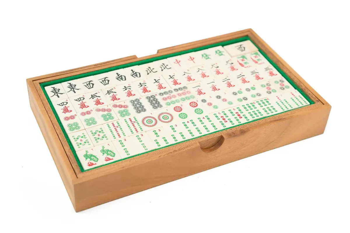 Wooden Mahjong Board Game 1