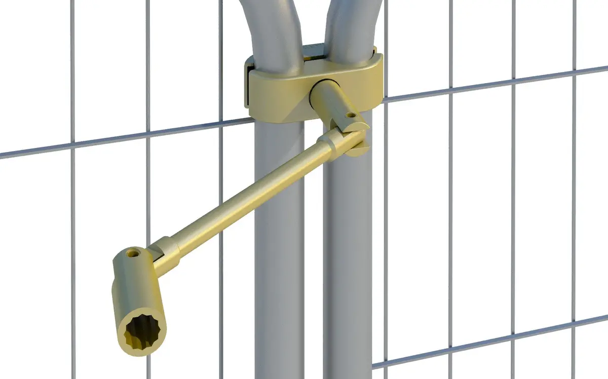 Coupler Spanner For Temporary Fence Clamps 1
