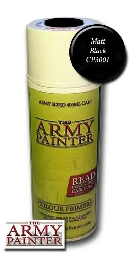 Matt Black Base Primer Spray 1