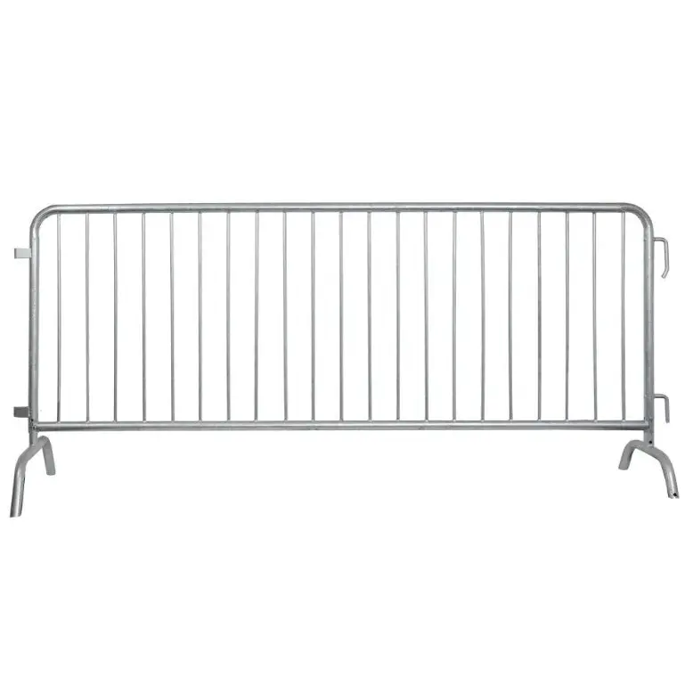 Heavy Duty Crowd Control Barriers Hot Galvanised Steel Bridge Feet 1