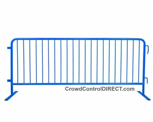Crowd Control Steel Barricade - Blue 1