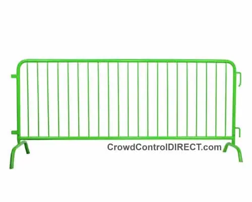 Crowd Control Steel Barricade - Green 2