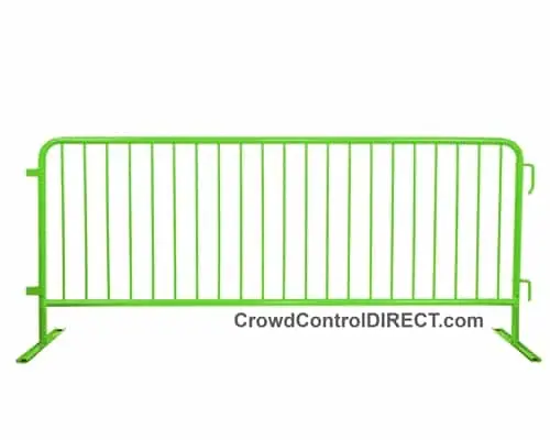 Crowd Control Steel Barricade - Green 1