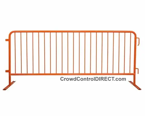 Crowd Control Steel Barricade - Orange 1