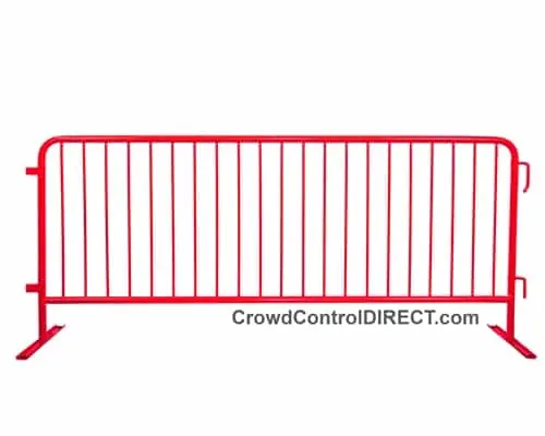 Crowd Control Steel Barricade - Red 1