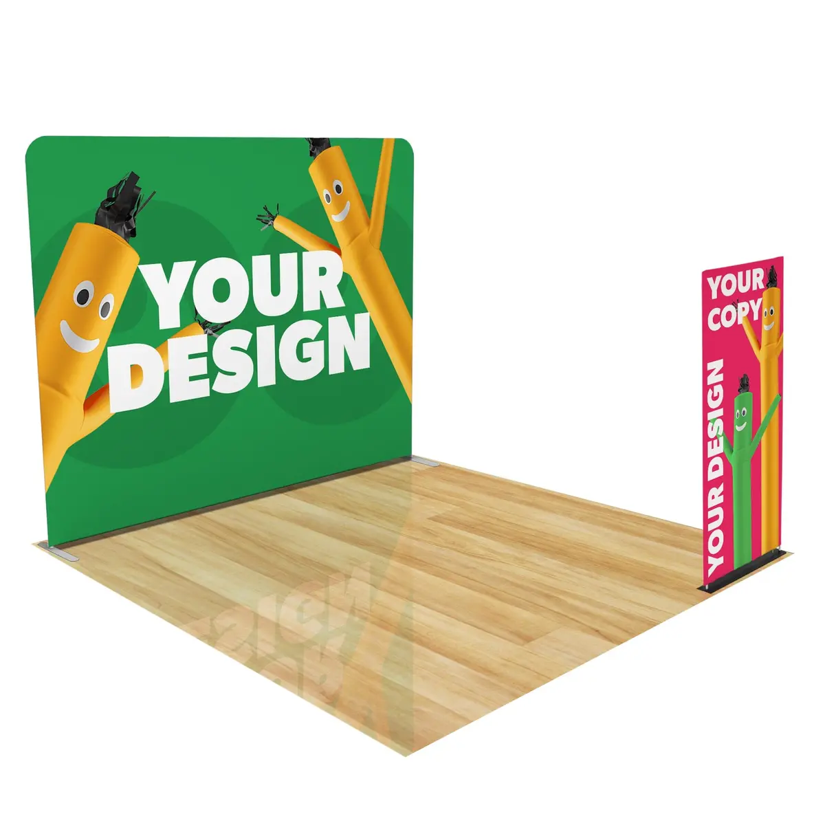 Custom 10Ft Trade Show Display With 2 Banners 8